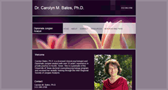 Desktop Screenshot of drcarolynbates.com